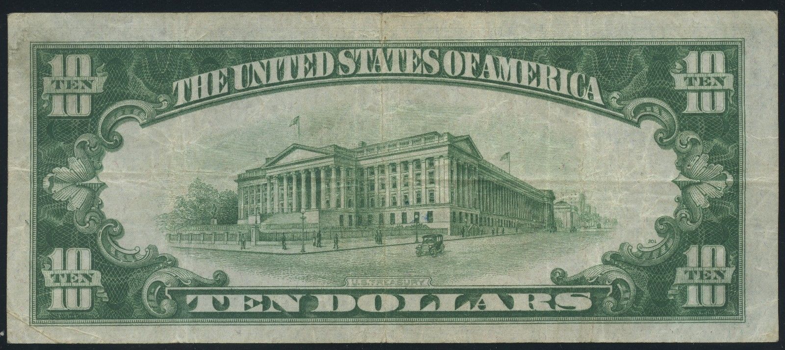 1929 T-1 $10 The Durant National Bank in Durant, Oklahoma #13018