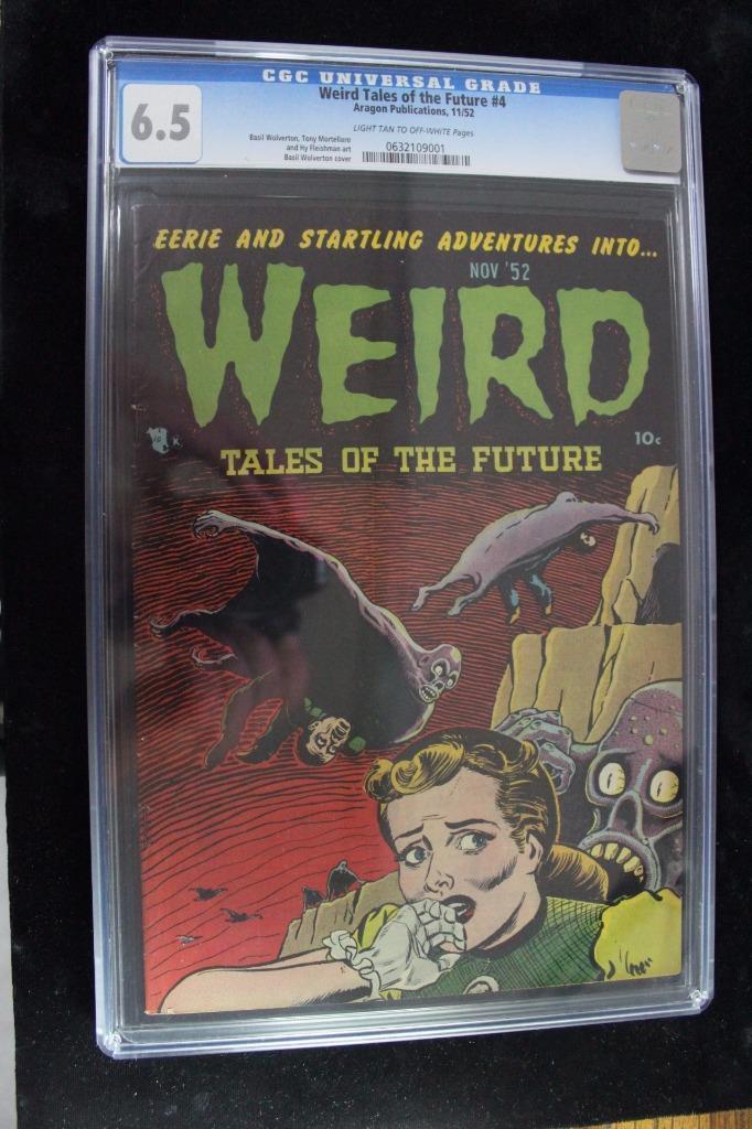 Weird Tales of the Future 4 CGC 6.5 BASIL WOLVERTON 1952 NICE PRECODE 0632109001