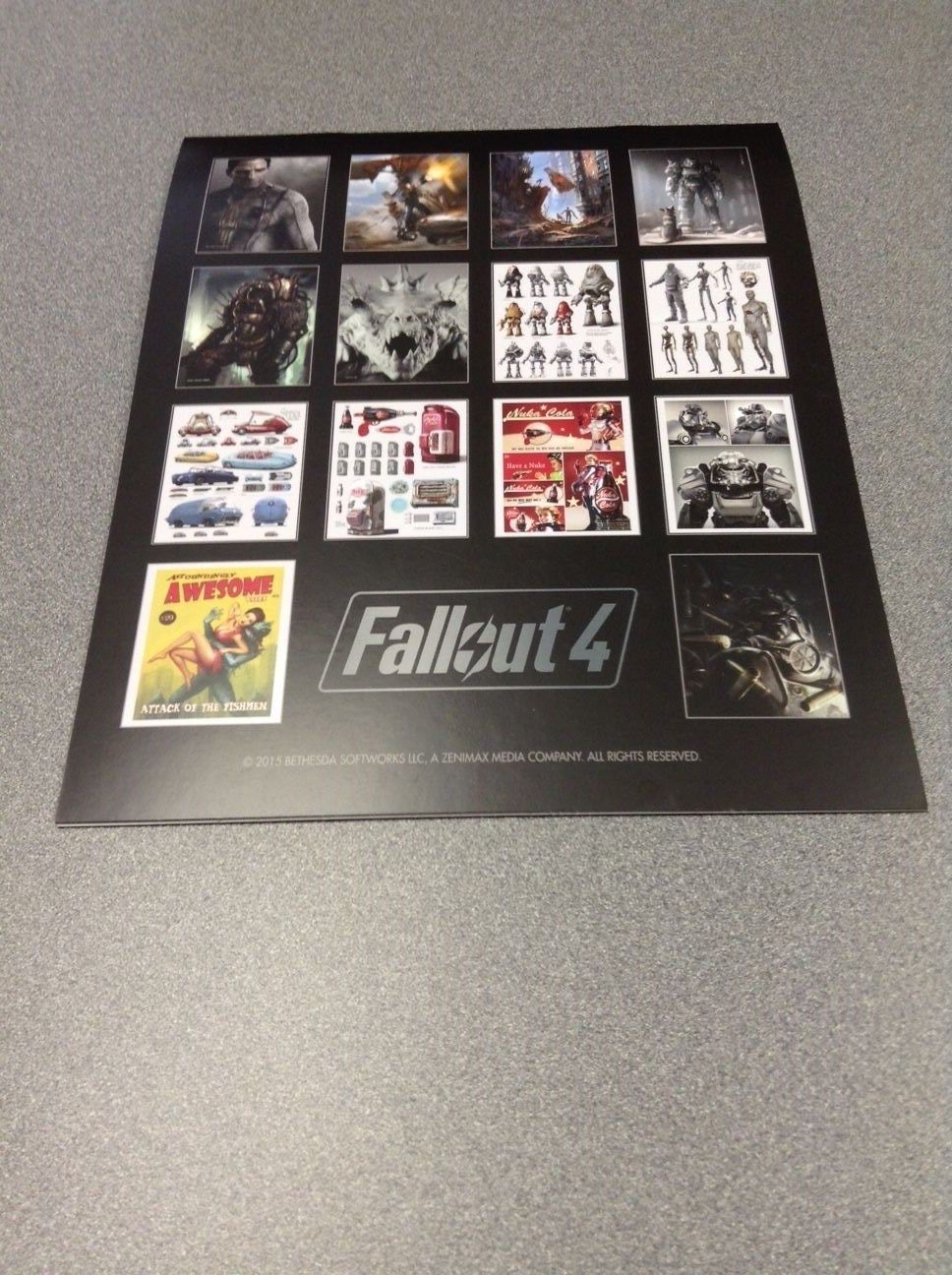 Fallout 4 Limited Edition The Art Of Fallout 4 Calendar 2015-2016 Art Prints