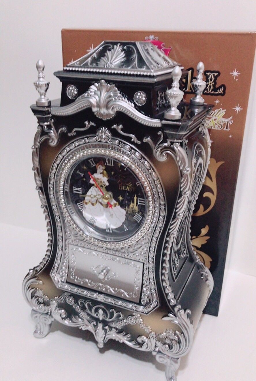 US Seller Disney Japan Beauty And The Beast Princess Castle Clock