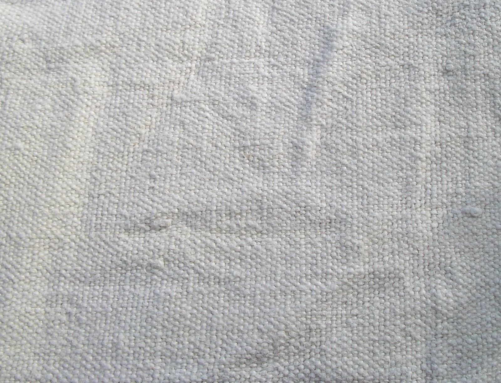 Antique French 1880 Fabric Pure Chanvre Hemp Woven Linen Material Oatmeal