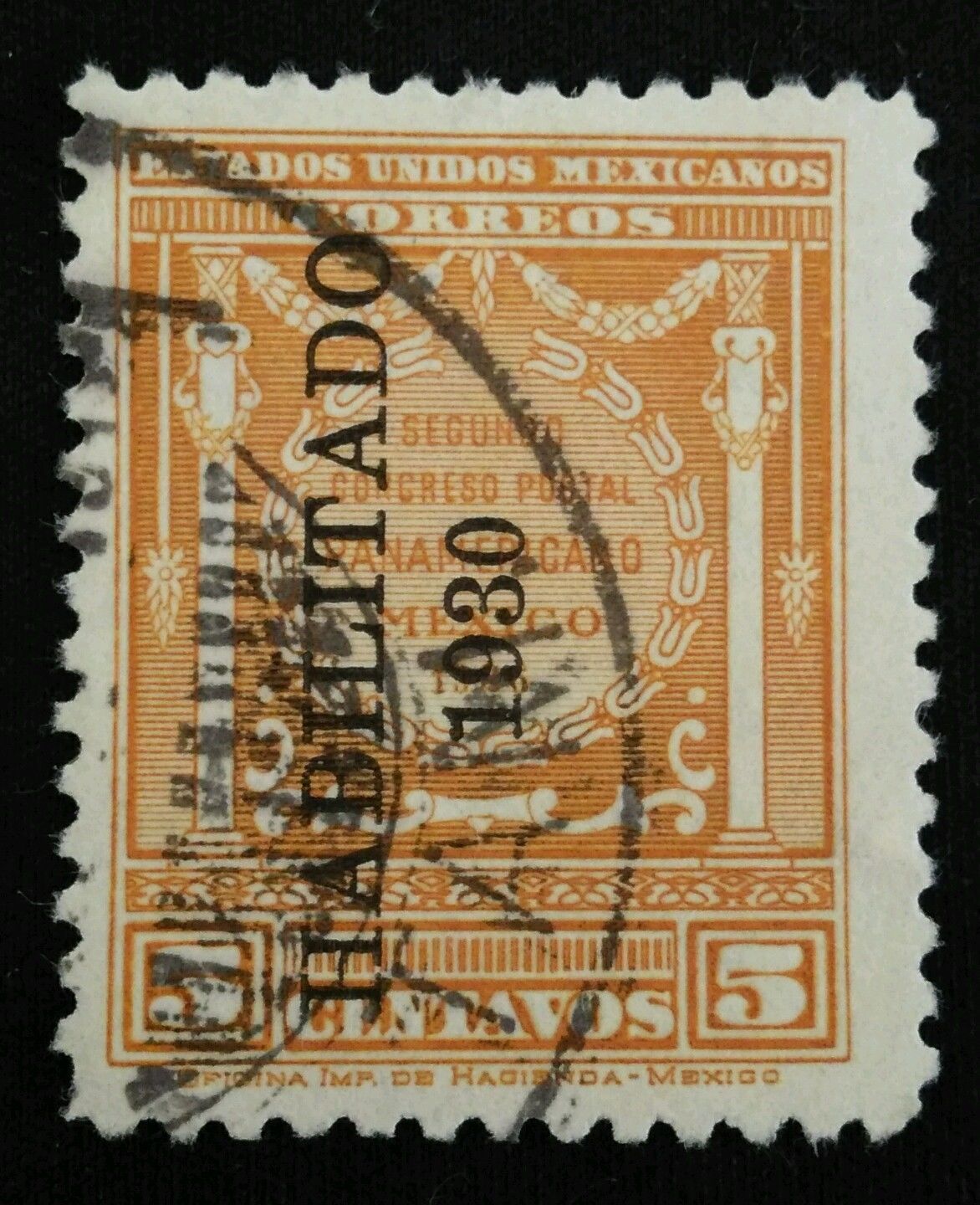 Mexico Stamp, Set of two, Scott #677 & #682, 5¢&1$, Used