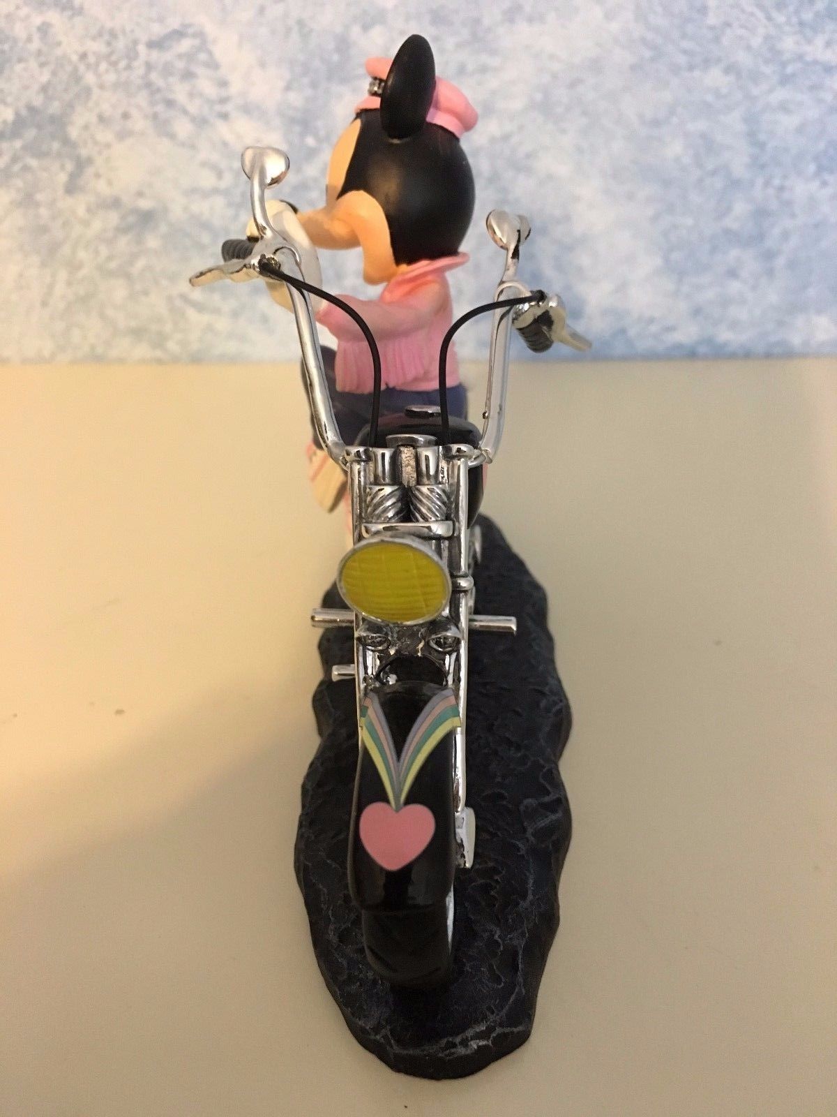 Extremely Rare! Walt Disney Minnie Mouse Sittin on Motorcycle Figurine LE Statue