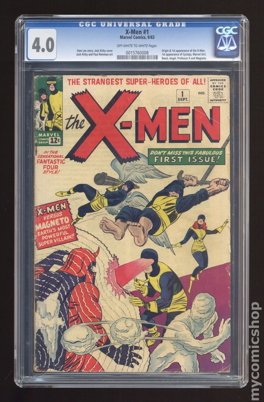 Uncanny X-Men (1963 1st Series) #1 CGC 4.0 0015760008