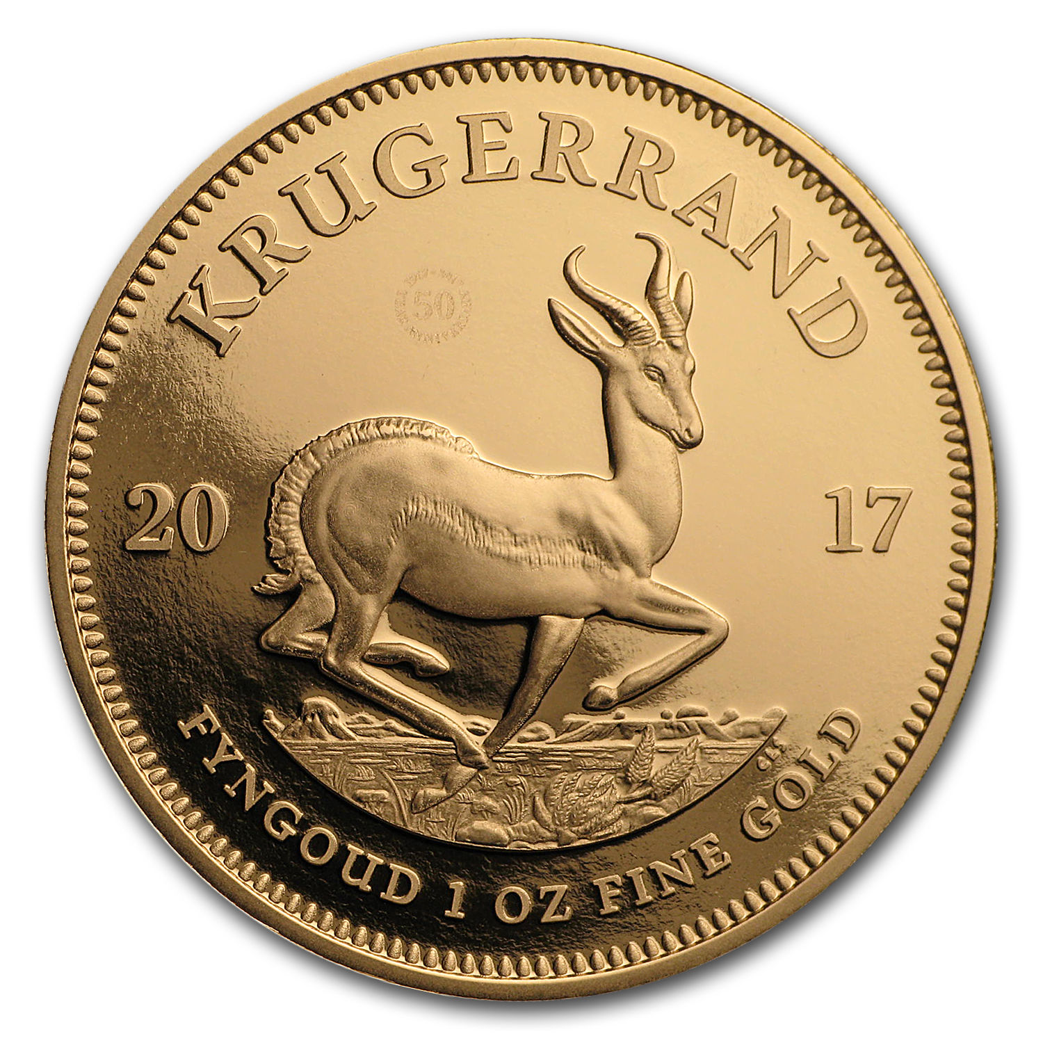 2017 South Africa 1 oz Proof Gold Krugerrand - SKU #105152