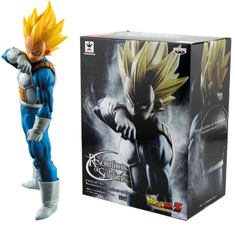 Dragon Ball Z Resolution of Soldiers Vegeta Awaken 56# Super Saiyan ROS Figure