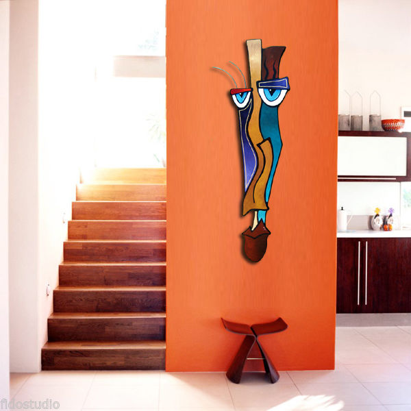 Abstract Sculpture pop wall art huge face contemporary modern by FIDOSTUDIO