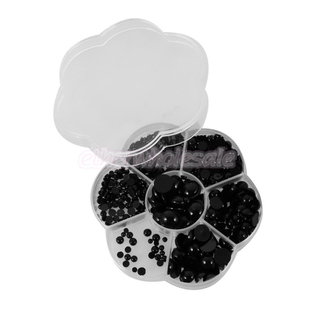 510pcs Noir Yeux de Sécurité Plastique Accs Pour Poupées Peluche Ours 3-12mm