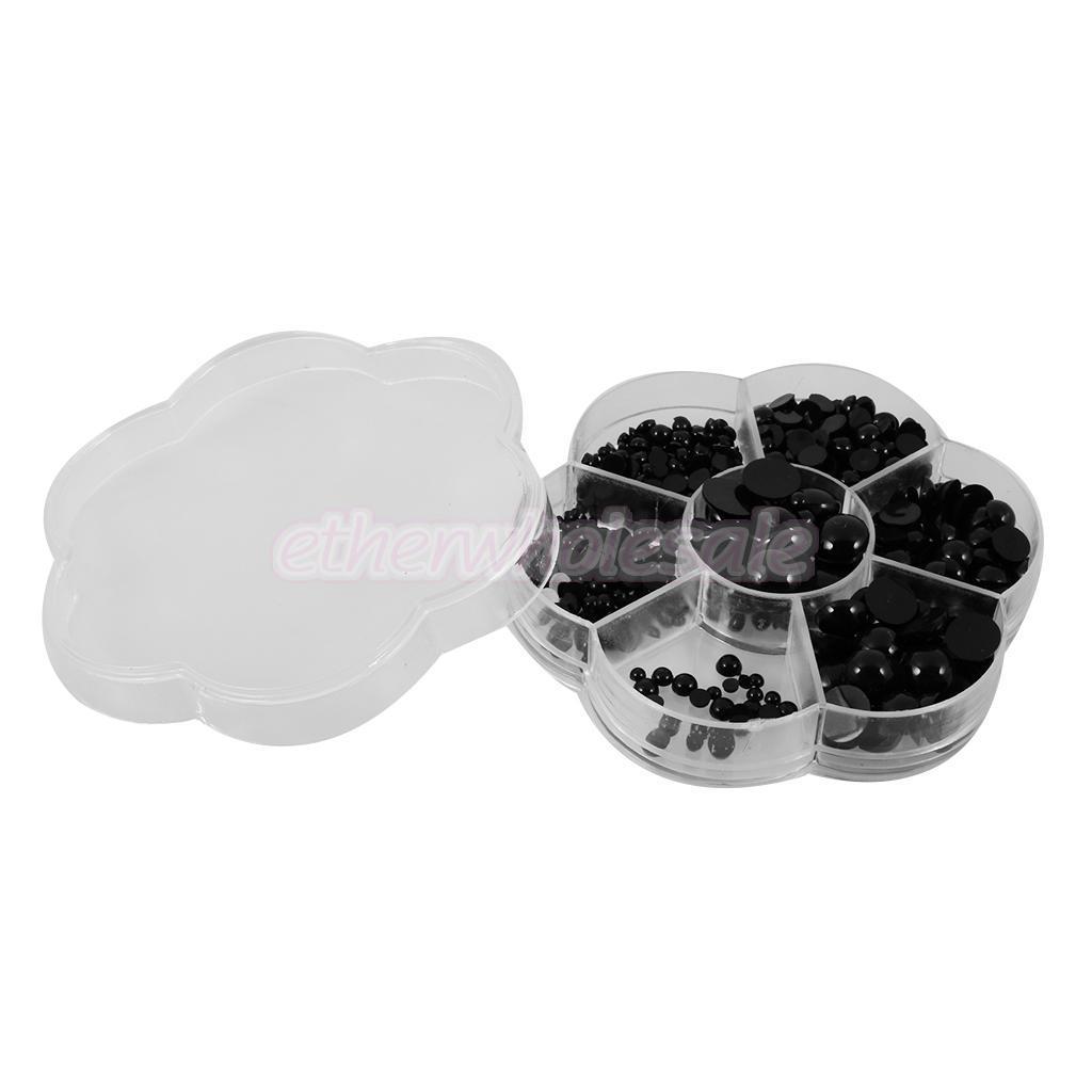 510pcs Noir Yeux de Sécurité Plastique Accs Pour Poupées Peluche Ours 3-12mm