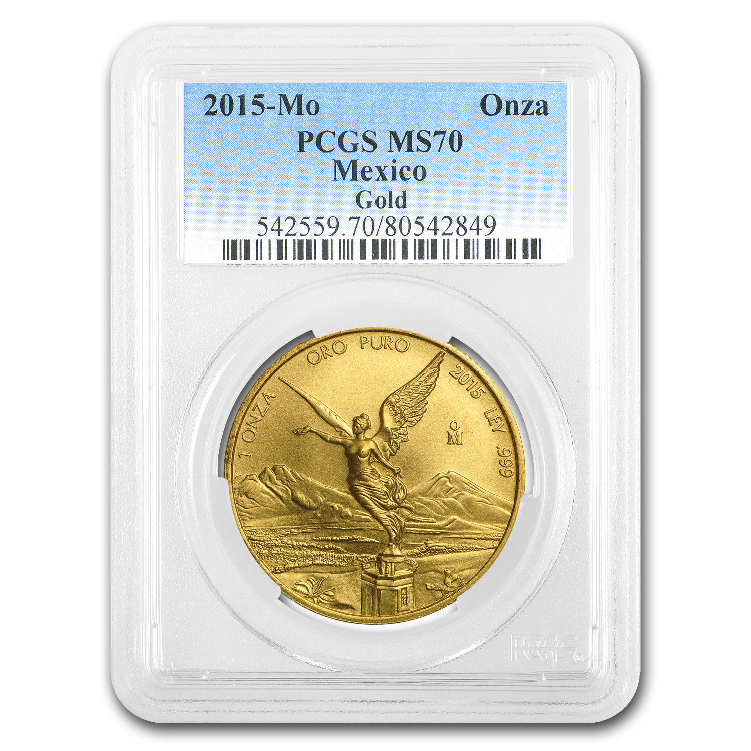 2015 Mexico 1 oz Gold Libertad MS-70 PCGS - SKU #97881