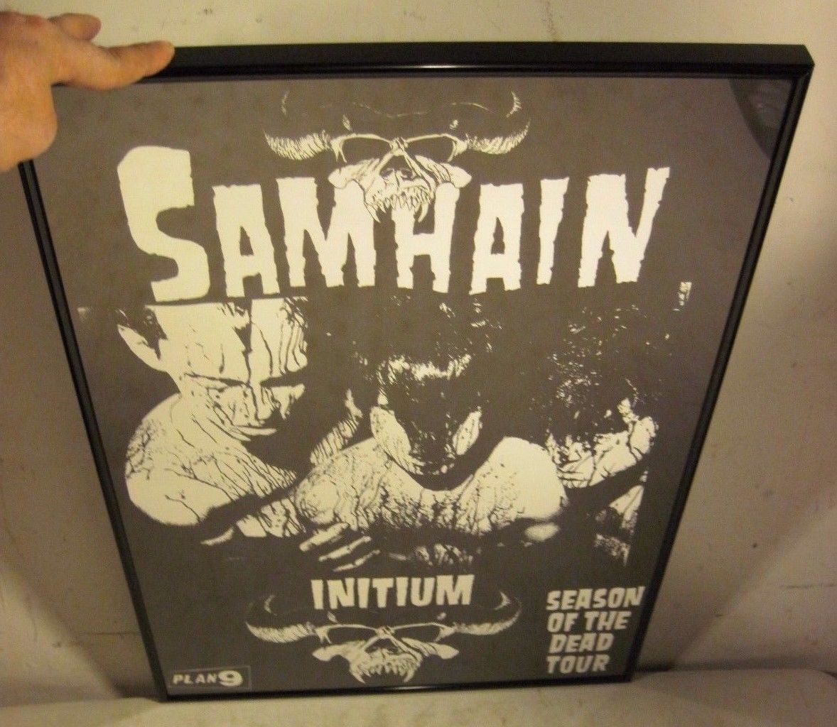 Vintage 1980's Original Samhain Initium Plan 9 Season Of The Dead Tour Poster