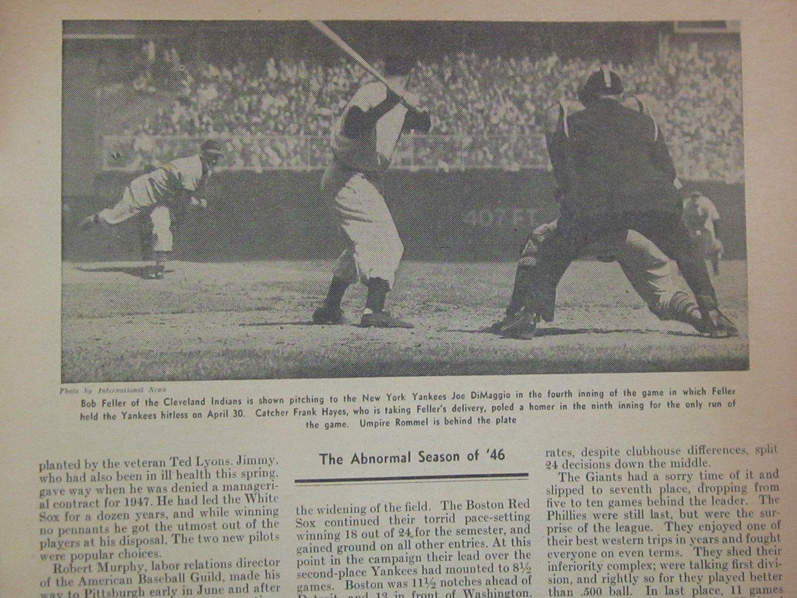 1946 December Baseball Magazine St. Louis Cardinals World Series cover