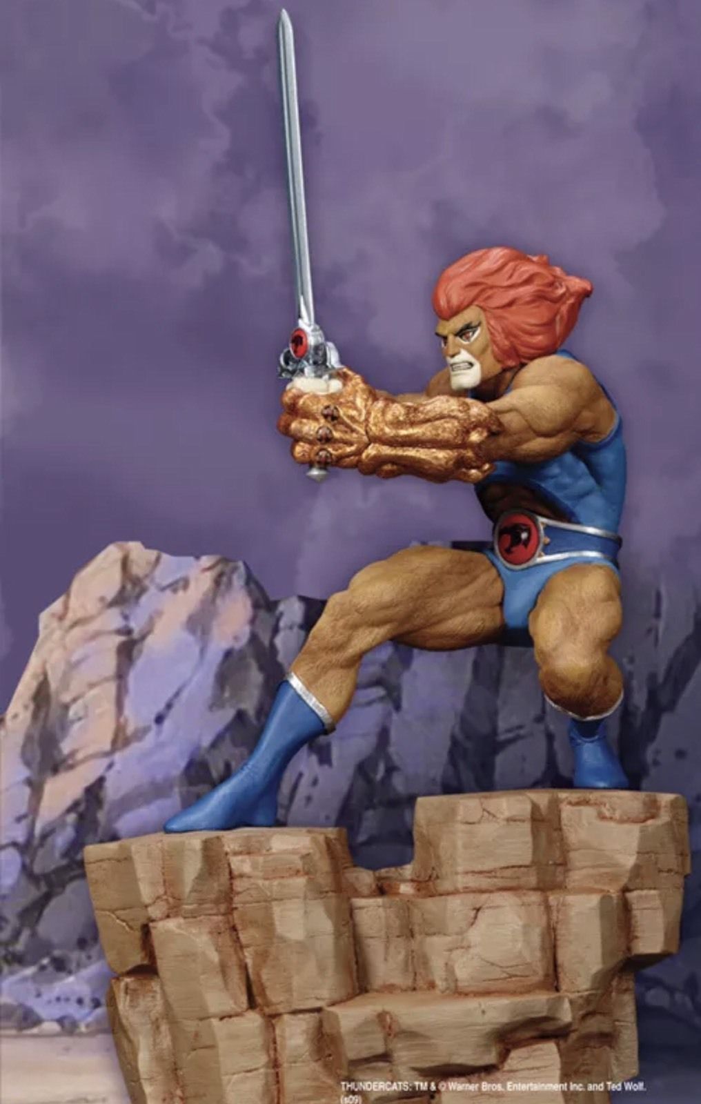 Hard Hero Classic Thundercats 1/7th Scale LION-O Limited Statue,not sideshow