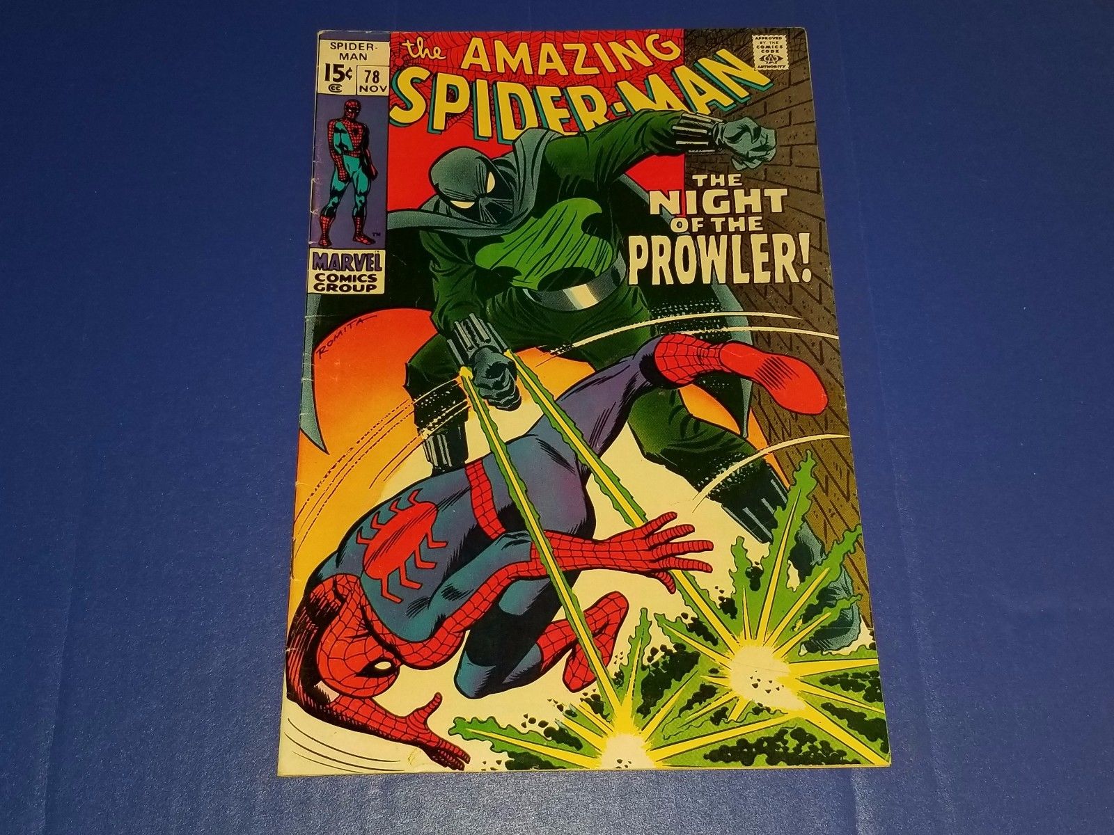 THE AMAZING SPIDER-MAN #78 1st appearance of The Prowler Marvel Comics