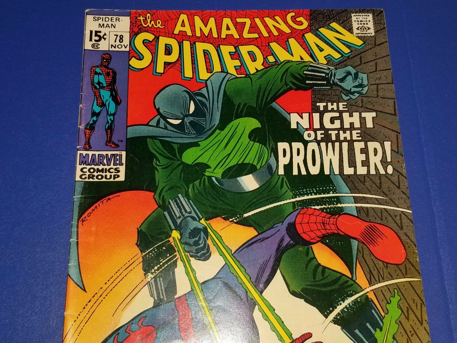 THE AMAZING SPIDER-MAN #78 1st appearance of The Prowler Marvel Comics