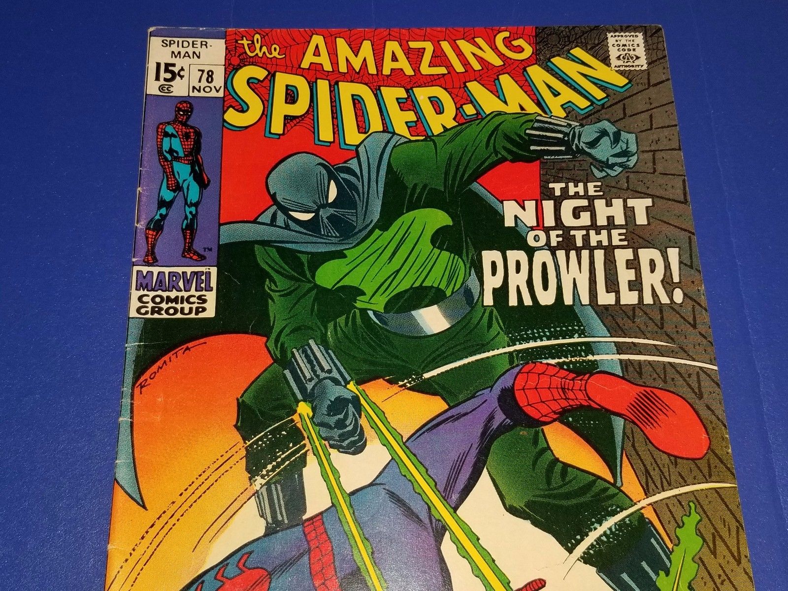 THE AMAZING SPIDER-MAN #78 1st appearance of The Prowler Marvel Comics