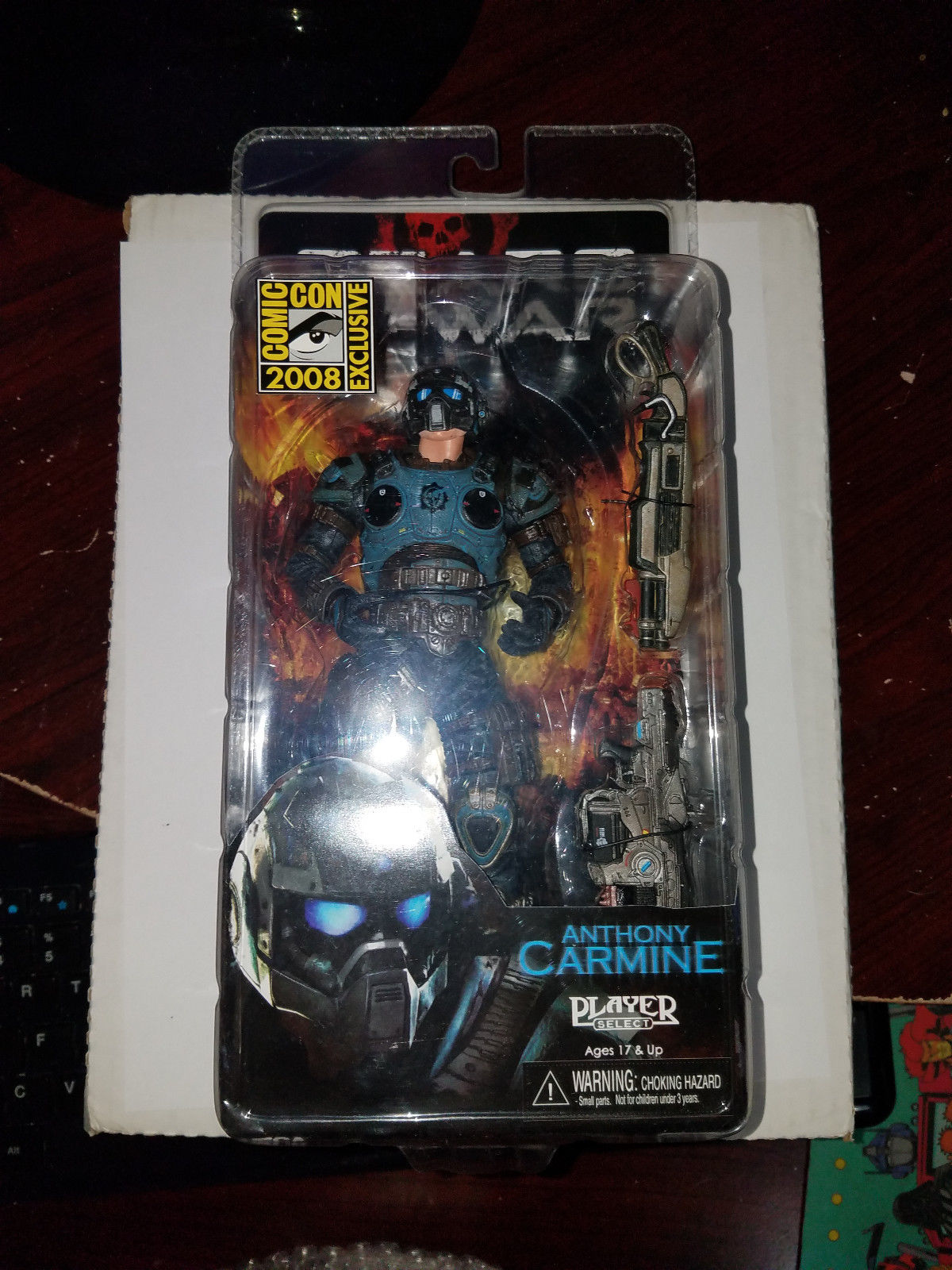 Anthony Carmine Gears Of War Player Select 2008 Comic Con Exclusive Figure