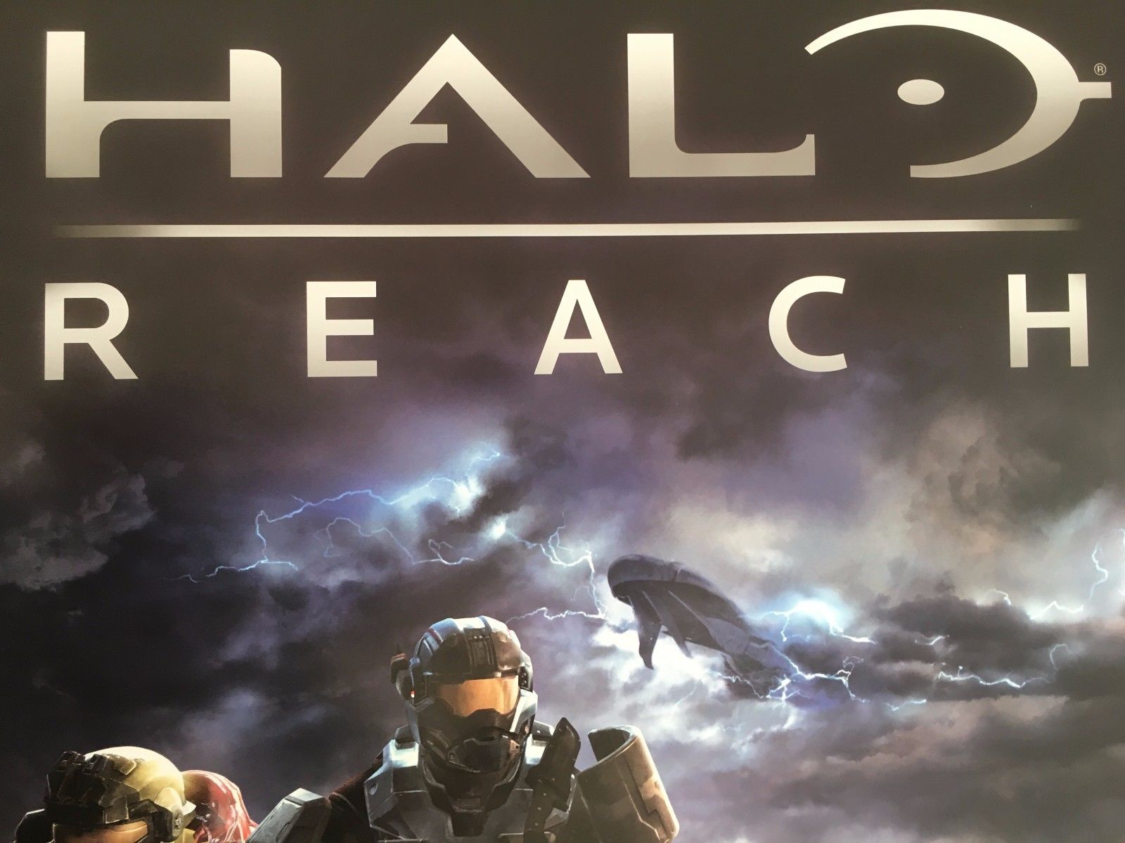 HALO REACH, AUTHENTIC LICENSED 2010 MICROSOFT XBOX 360  POSTER