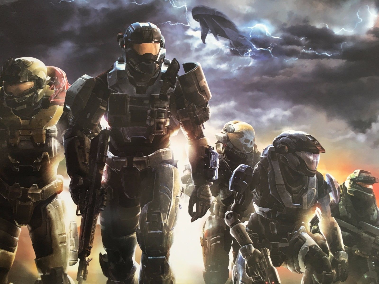 HALO REACH, AUTHENTIC LICENSED 2010 MICROSOFT XBOX 360  POSTER