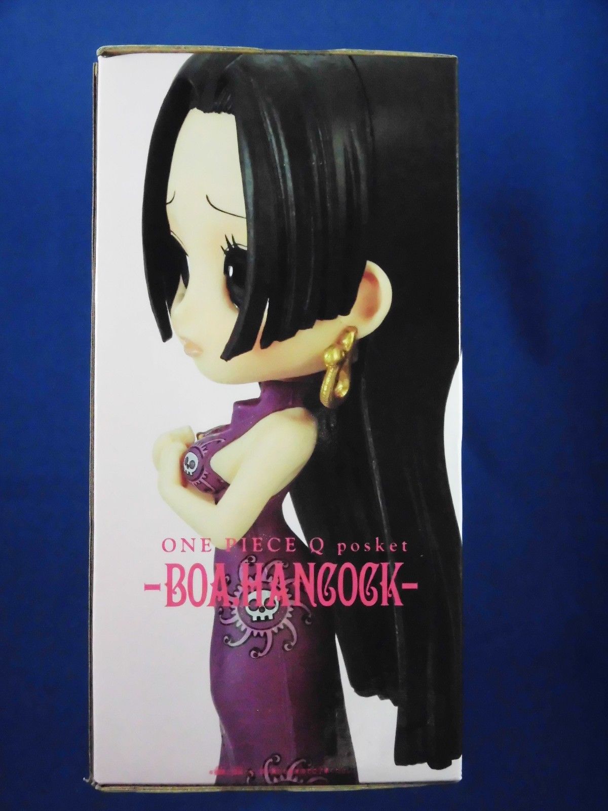 One Piece Figure BOA HANCOCK Q Posket Purple ver Banpresto Japan Anime Manga NEW