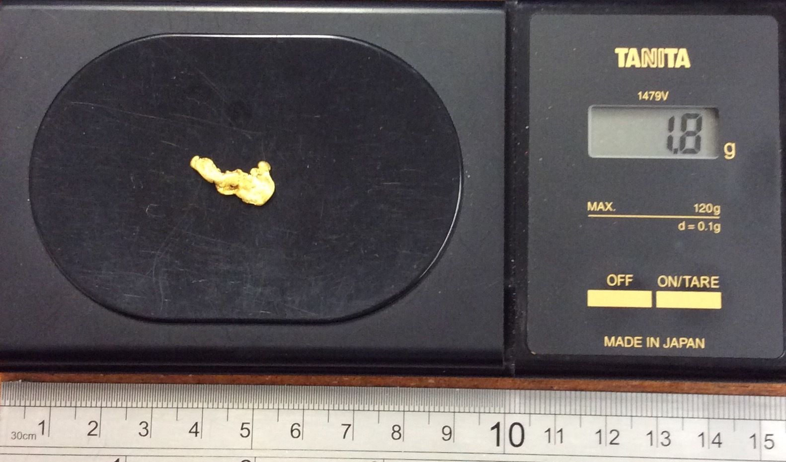 Australian Natural Gold Nugget 1.8 grams  approx weight ..