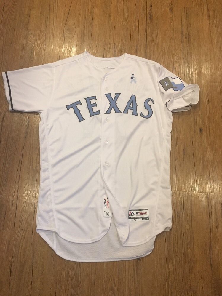 Chi Chi Gonzalez Fathers Day Texas Rangers Game Issued Jersey 2017 Un Used