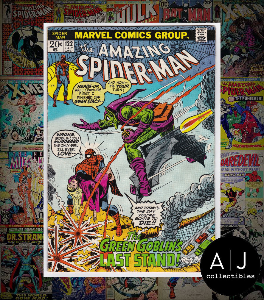 The Amazing Spider-Man #122 (W Marvel M) FN! HIGH RES SCANS!