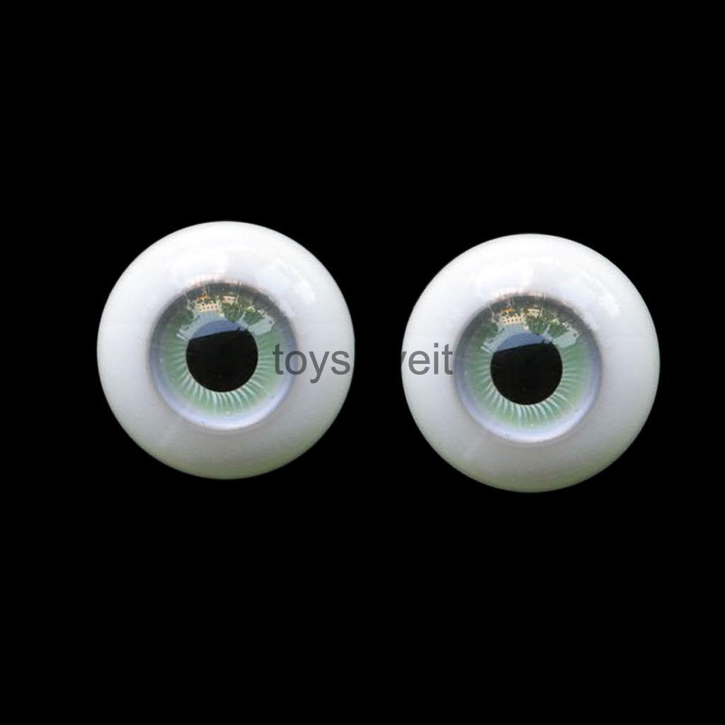 Pack of 2 Vivid Eyes Eyeballs 14mm FOR SD DOD LUTS Doll Puppet DIY BO 06