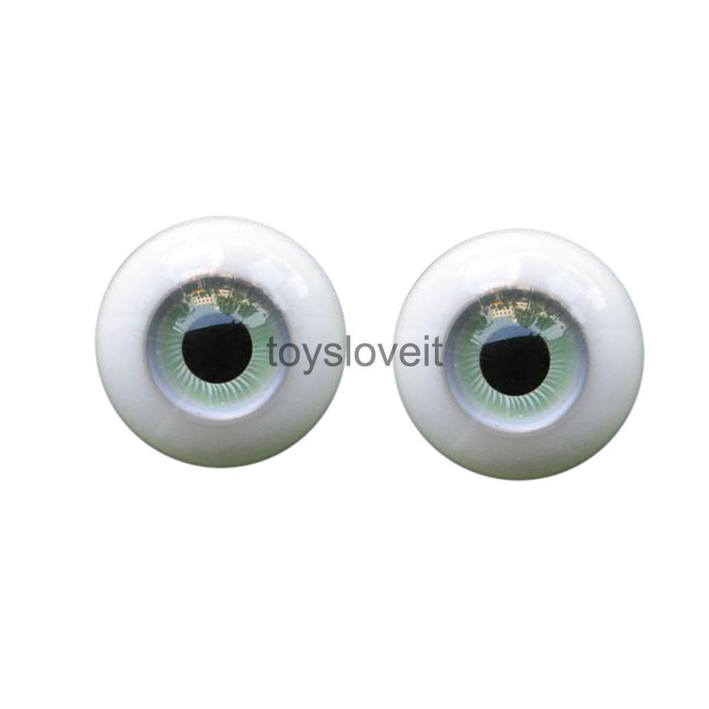 Pack of 2 Vivid Eyes Eyeballs 14mm FOR SD DOD LUTS Doll Puppet DIY BO 06