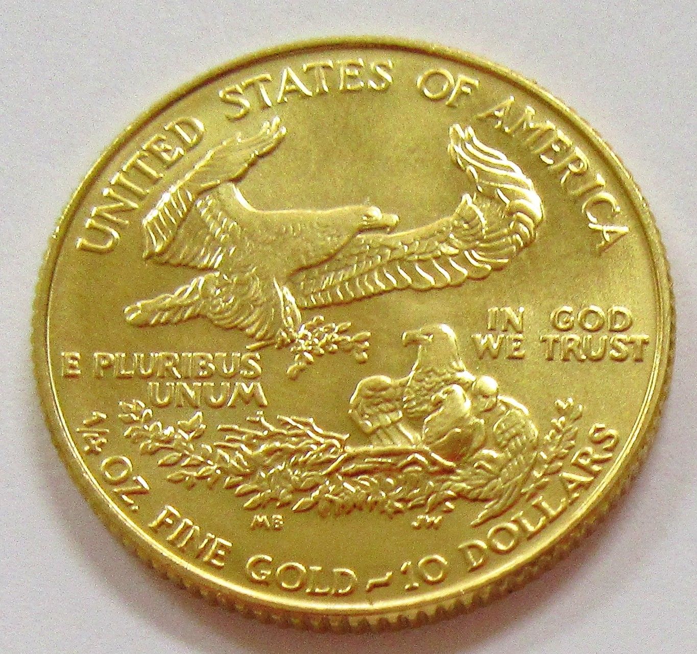 1986 1/4 oz Gold American Eagle BU (MCMLXXXVI)