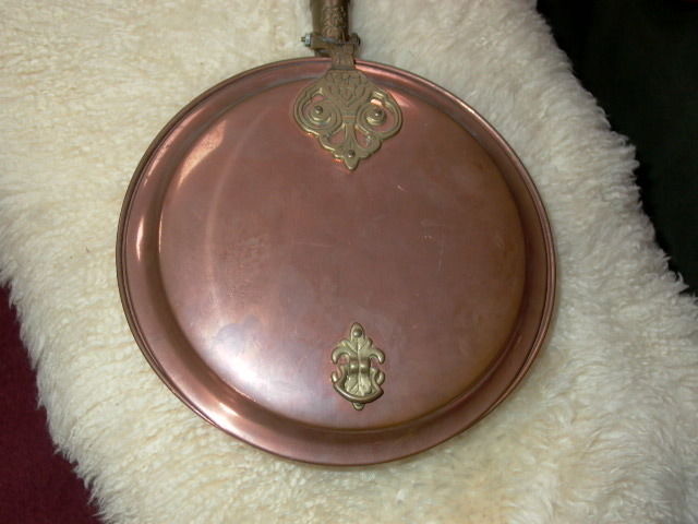 Antique Copper & Brass Bed Warmer