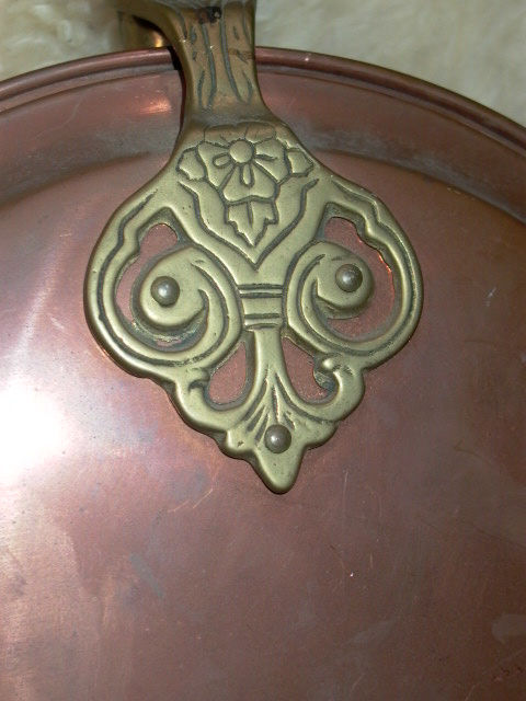 Antique Copper & Brass Bed Warmer