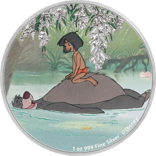 2017 Niue Silver $2 - Disney: The Jungle Book - 50th Anniversary 4-Coin Set RARE