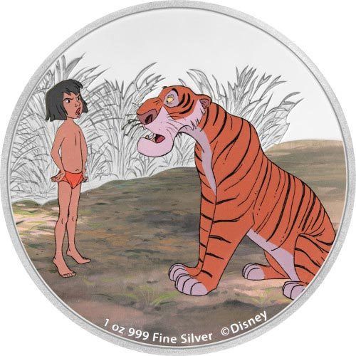 2017 Niue Silver $2 - Disney: The Jungle Book - 50th Anniversary 4-Coin Set RARE