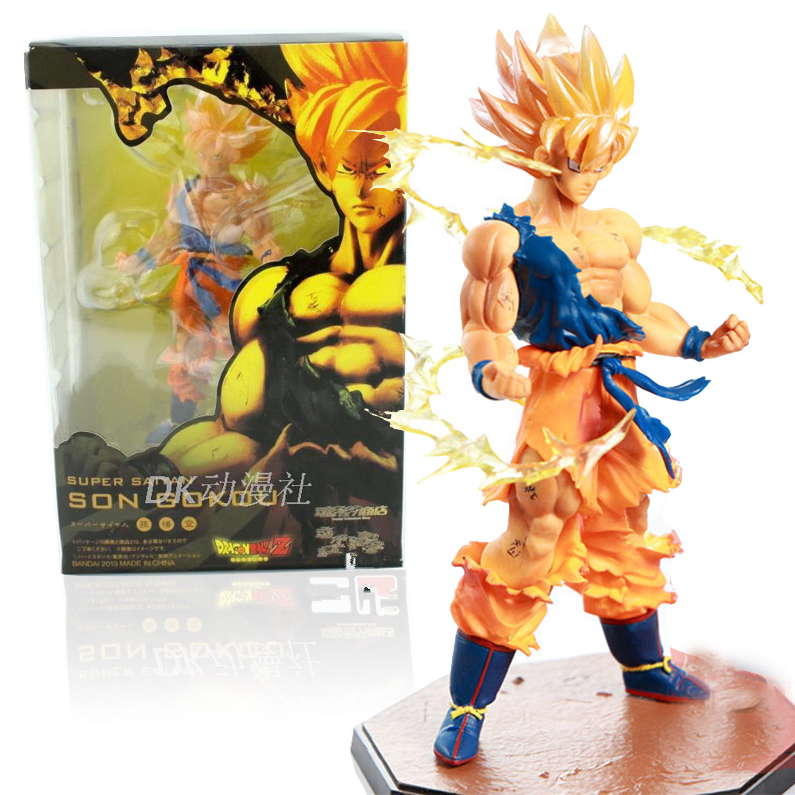 Anime Dragon Ball Z Super Saiyan Son Goku PVC Figure Collectible Toy New in Box