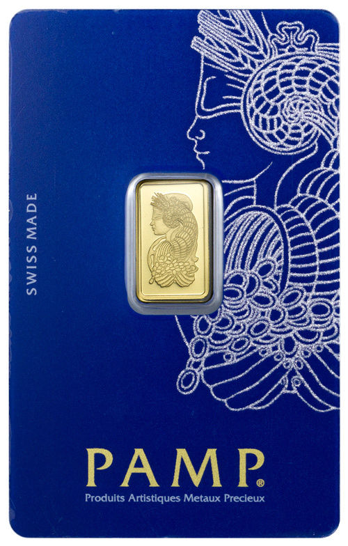 PAMP Suisse 2.5 Gram .9999 Gold Bar Fortuna W/ VeriScan Certificate SKU29095