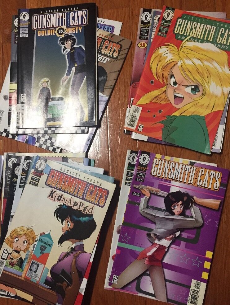 Gunsmith Cats Manga Comics 36 Issue Lot Anime Kenichi Sonoda Dark horse