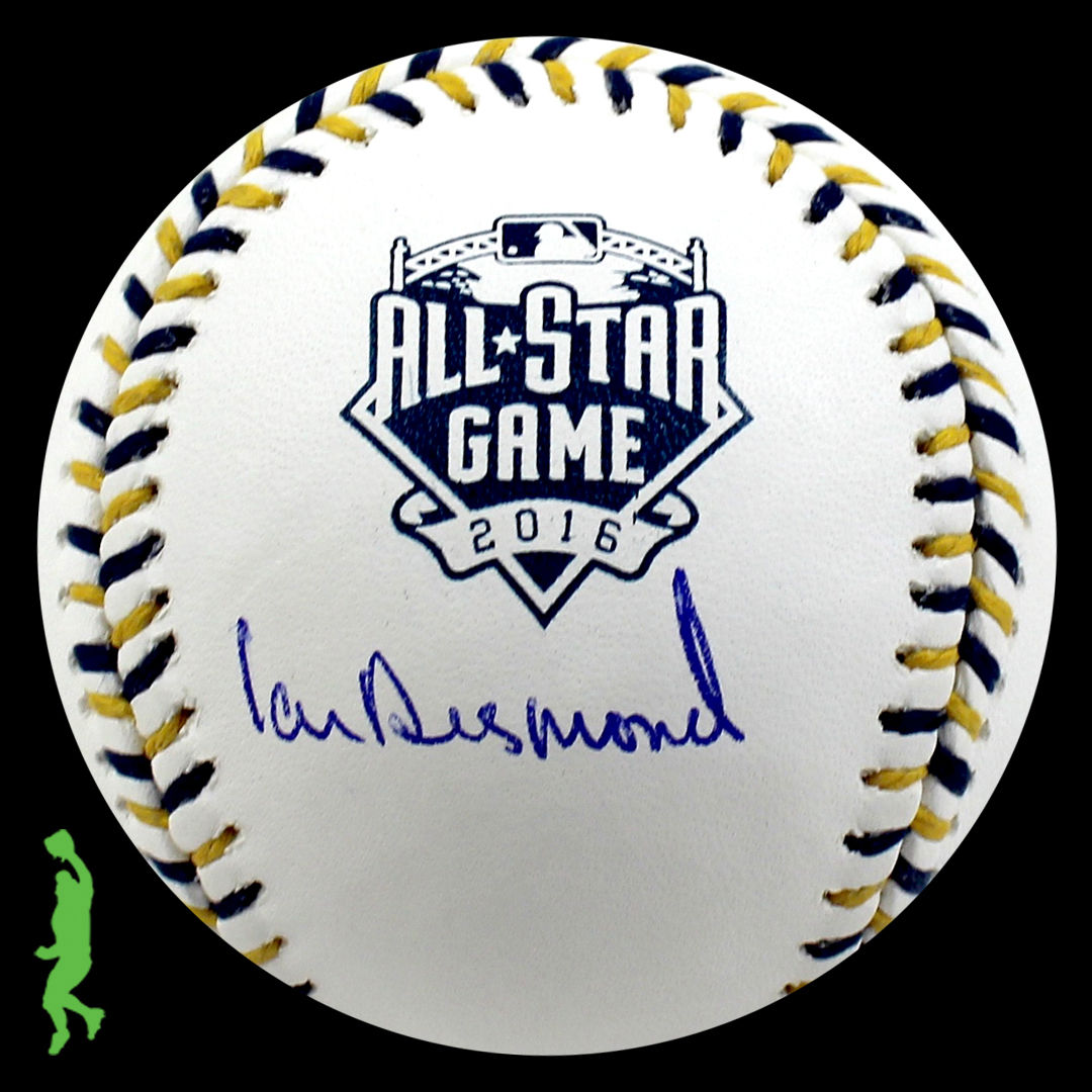 IAN DESMOND AUTOGRAPH SIGNED 2016 ALL-STAR BASEBALL BALL RANGERS ROCKIES JSA COA