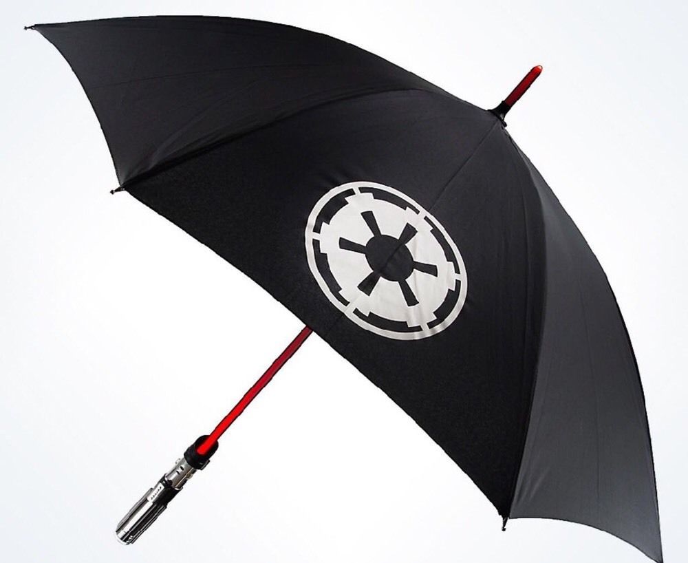 Star Wars Darth Vader Light-Up Lightsaber Umbrella *Authentic* DISNEY RARE NEW