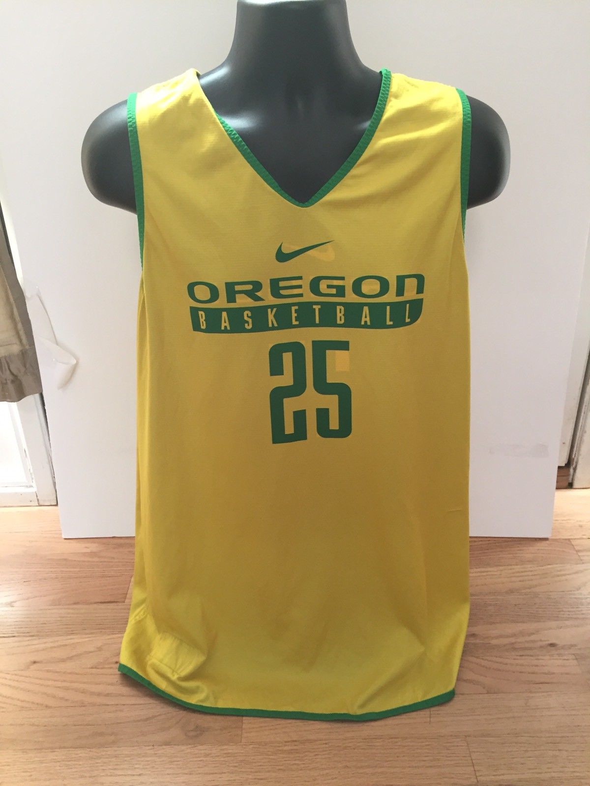 Chris Boucher Oregon Ducks Basketball Practice Worn Used Jersey Reversible XL