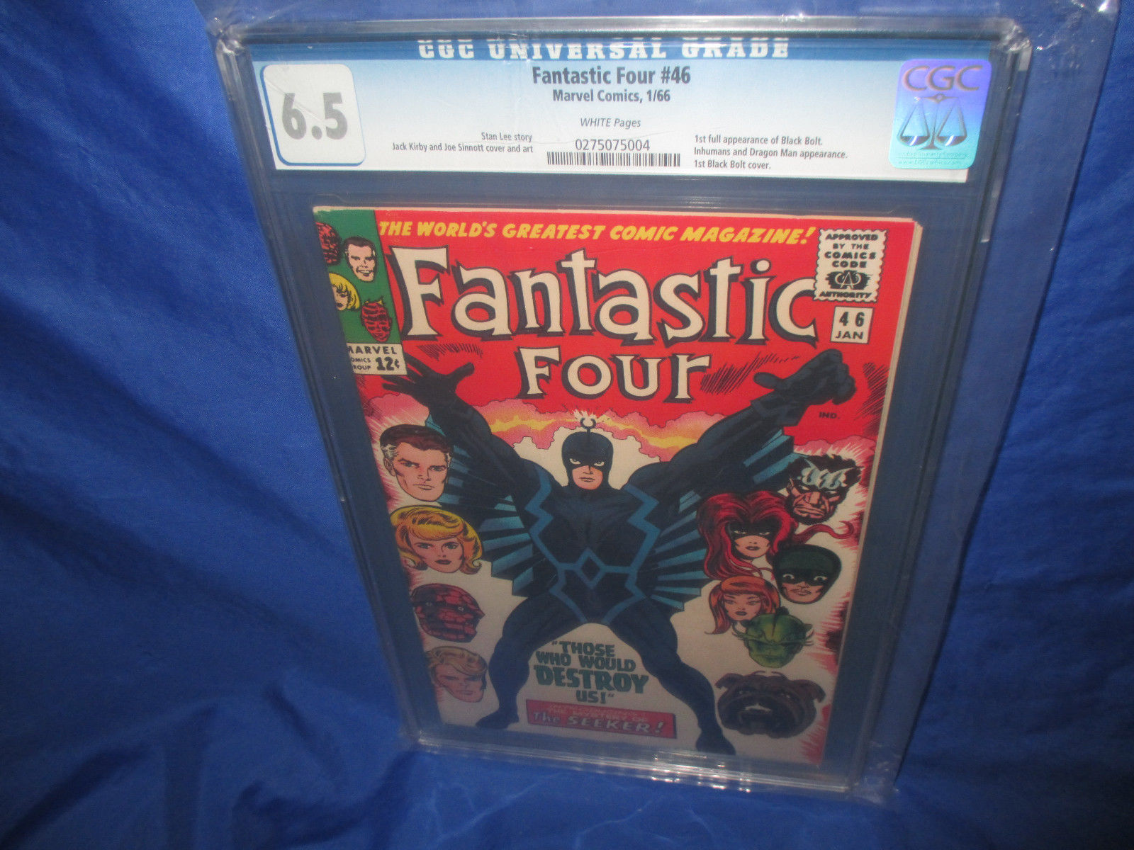 Fantastic Four #45 CGC 6.5 1st Full Appearance Of Black Bolt (Of The Inhumans)