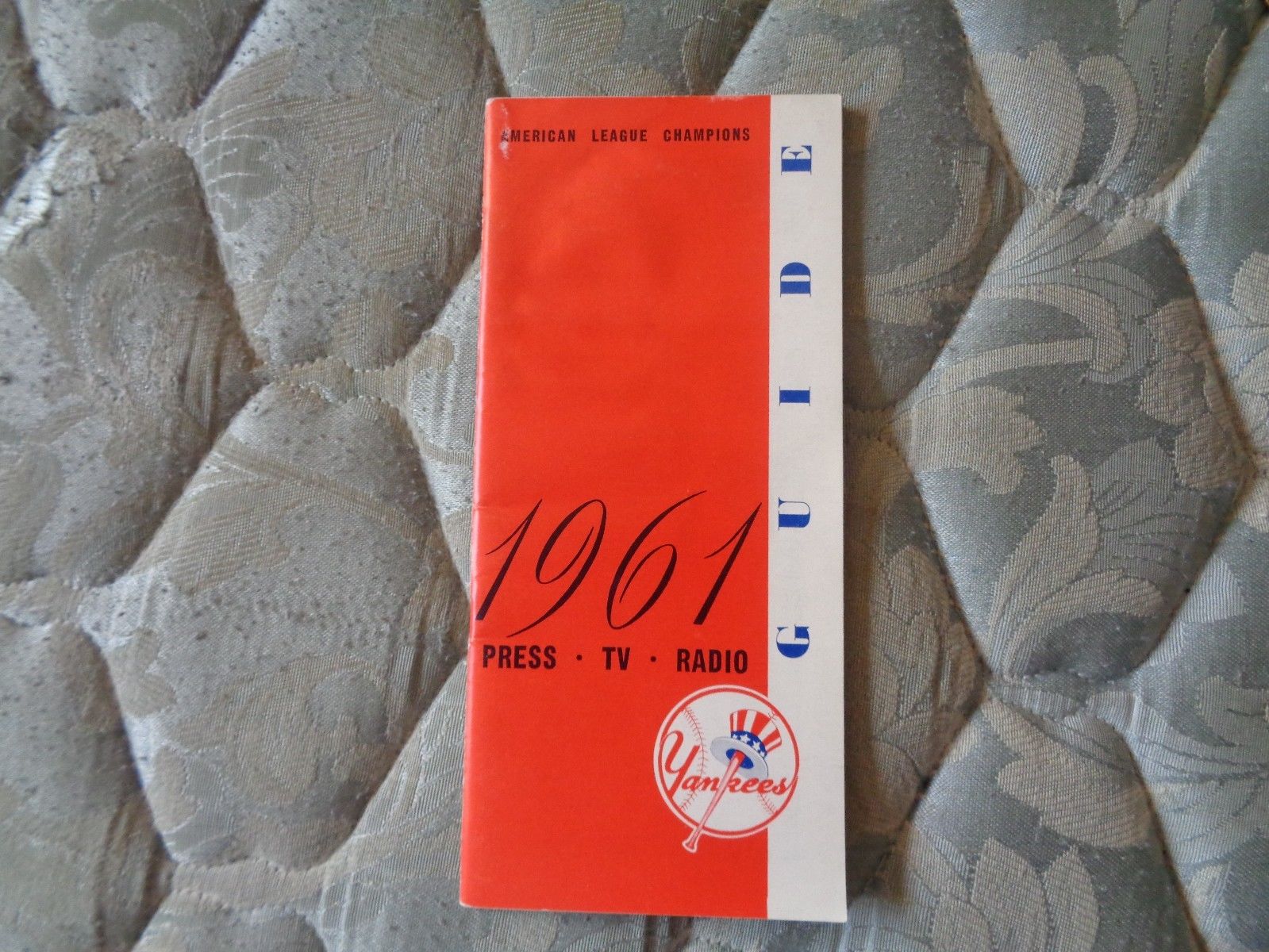 1961 NEW YORK YANKEES MEDIA GUIDE Press Book 2ND BEST YEAR?? Baseball Program AD