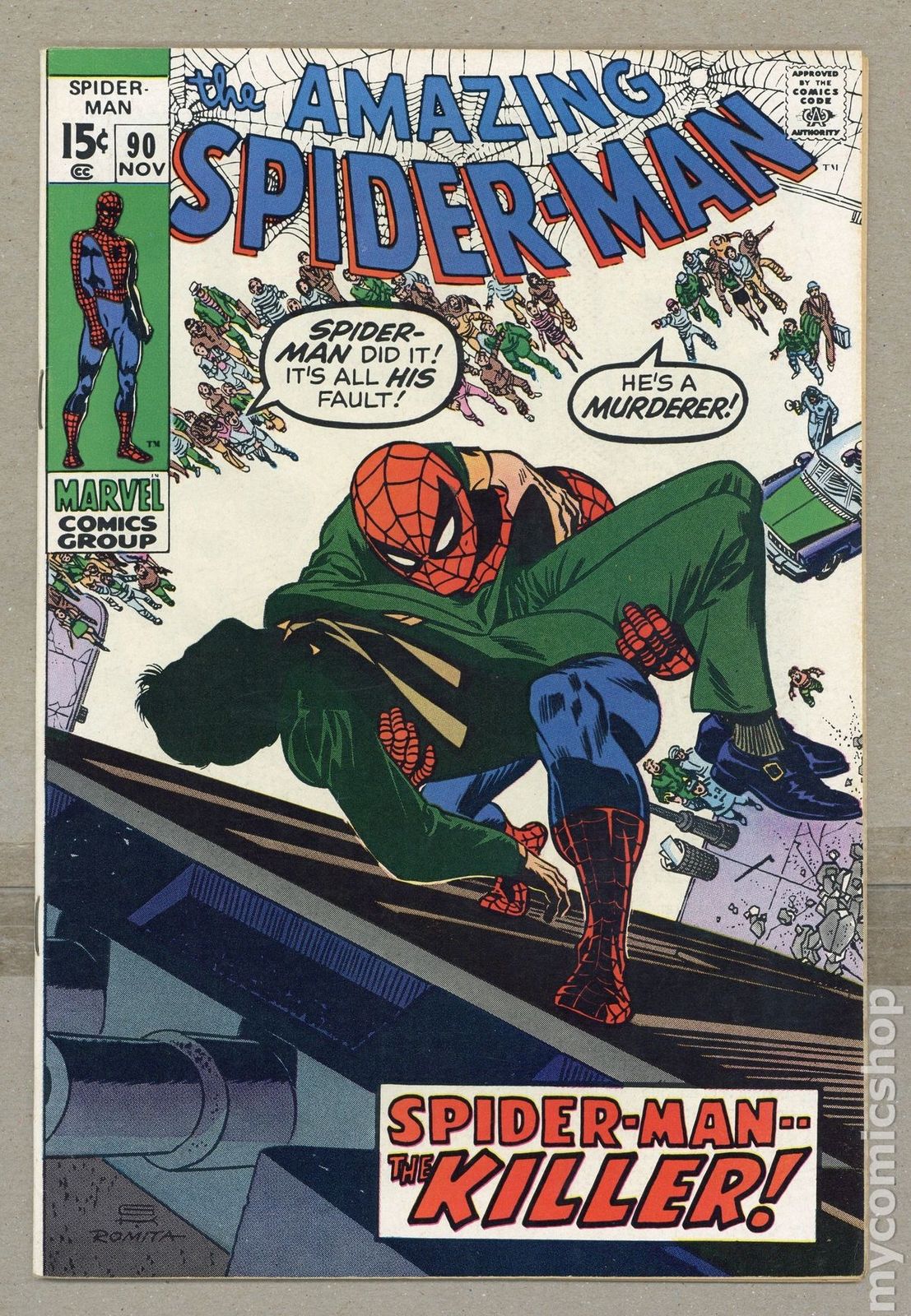 Amazing Spider-Man (1963 1st Series) #90 VF 8.0