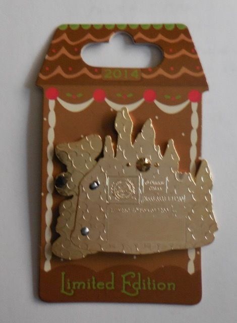 Disney Pin DLR Gingerbread House Collection 2014 Disneyland Hotel Mickey New LE