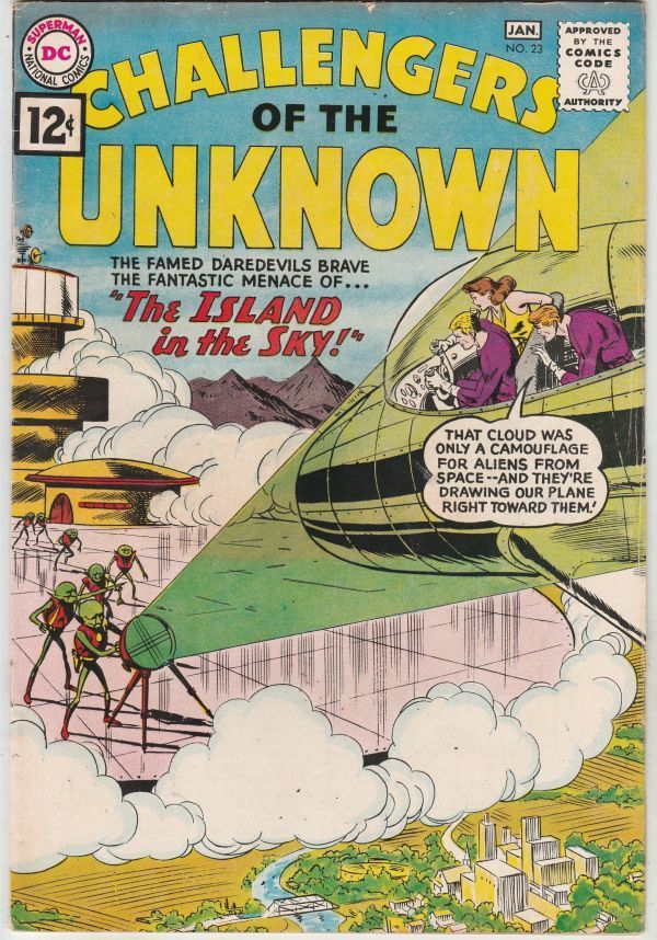 Challengers of the Unknown #23 strict FN/VF 7.0 High-Grade   Dr.Keu and Greeg