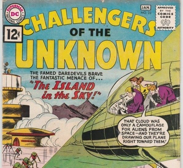 Challengers of the Unknown #23 strict FN/VF 7.0 High-Grade   Dr.Keu and Greeg