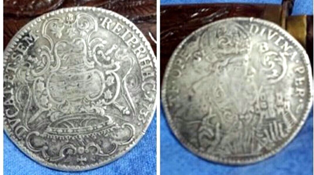 ""CRO""DUCAT ET SEM - RAGUSSA "bradan" Thallero 1733-SB -27.454g.-Dav. #1636.