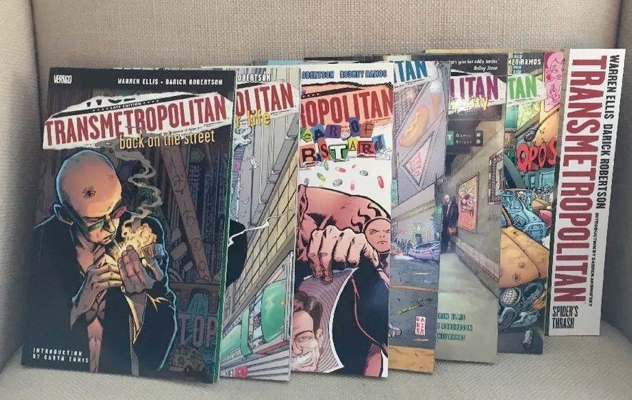 Transmetropolitan Vol 1-7 Vertigo DC TPB Set 1 2 3 4 5 6 7 Warren Ellis