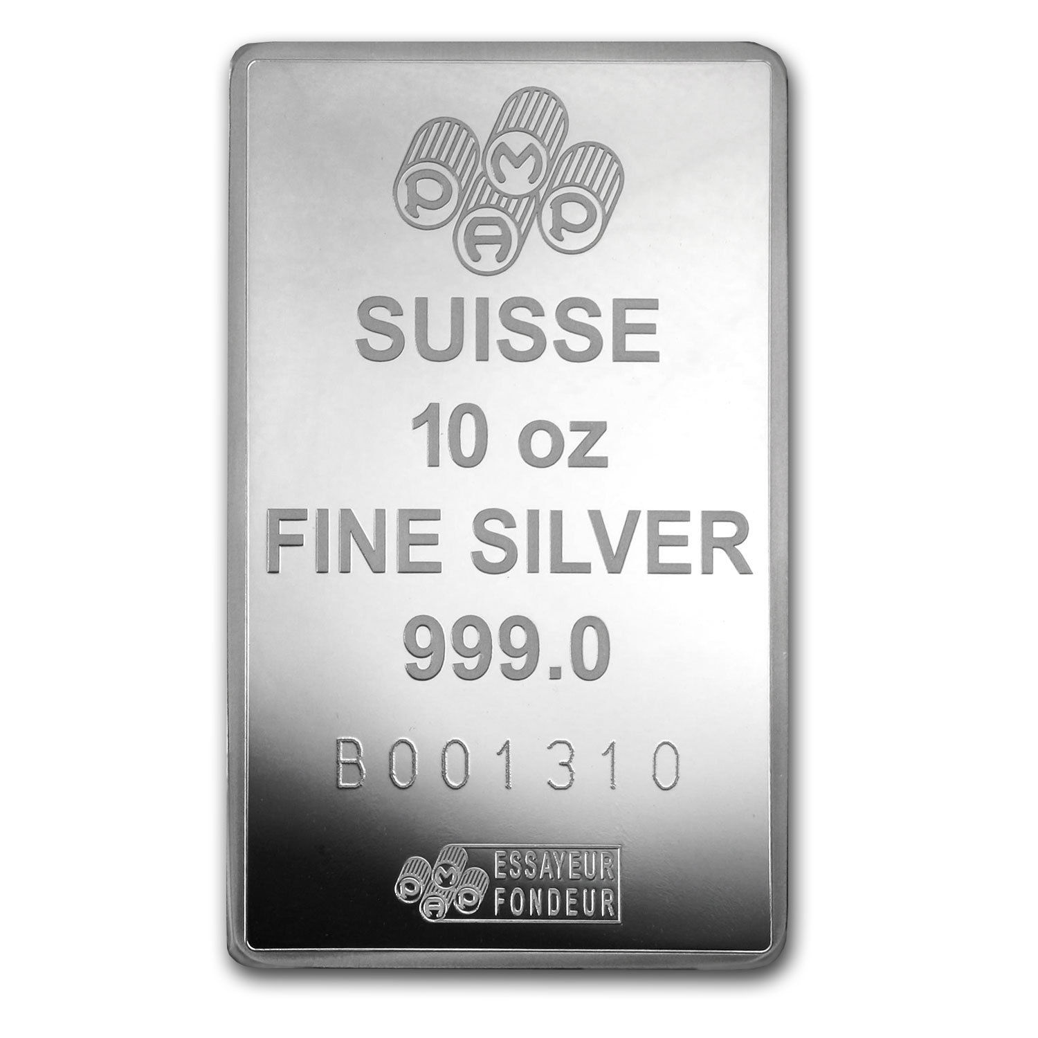 10 oz Silver Bar - PAMP Suisse (Fortuna, In Capsule w/Assay) - SKU #65699