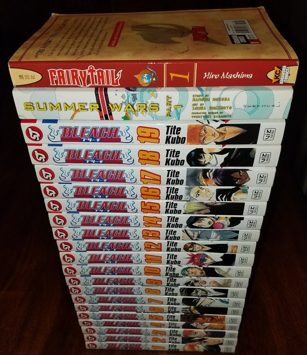 19 Bleach Manga 1 thru 19 Volumes Lot (English) Tite Kubo great condition